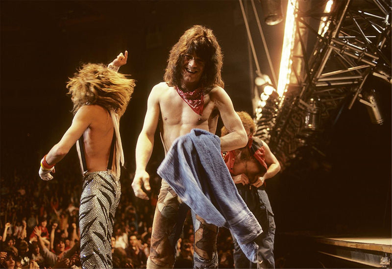 Van Halen photographed by Charlyn Zlotnik.