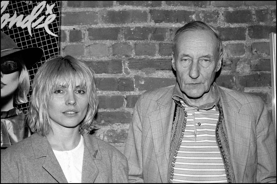 William S. Burroughs and Debbie Harry, New York City, 1980, photographed by Bobby Grossman.